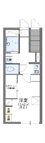 レオパレスKAWAKUBOの間取り