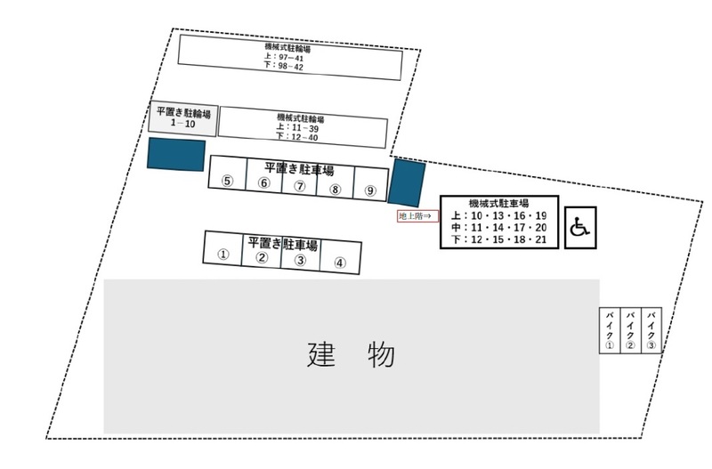 3/12 駐車場