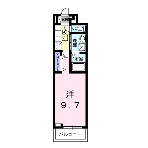アイル:ヴィラKの間取り