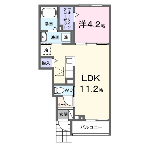 愛甲3丁目アパート(028499801)の間取り