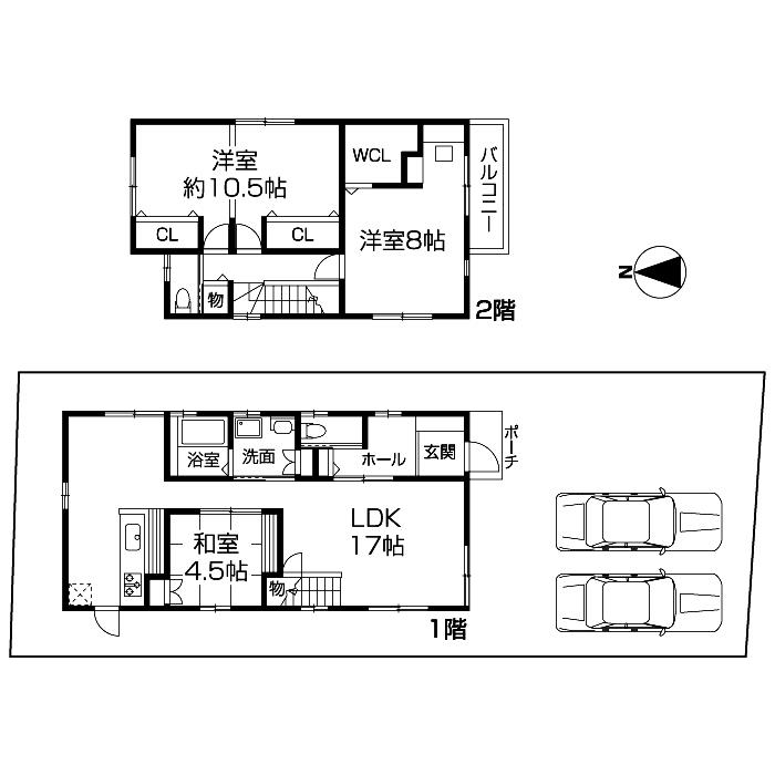 庭代台4丁戸建の間取り