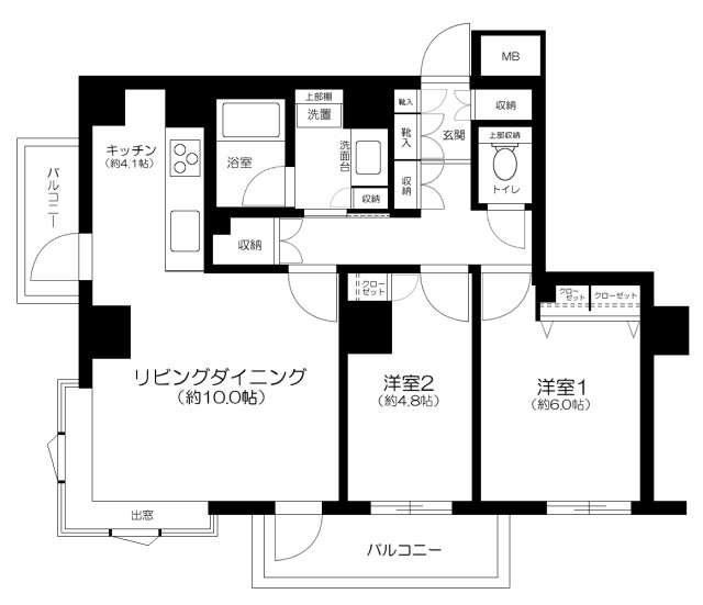 イトーピア白金ステーションプラザの間取り