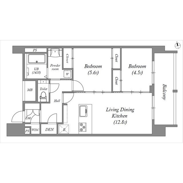 ArtizA瓦屋町Ⅰの間取り