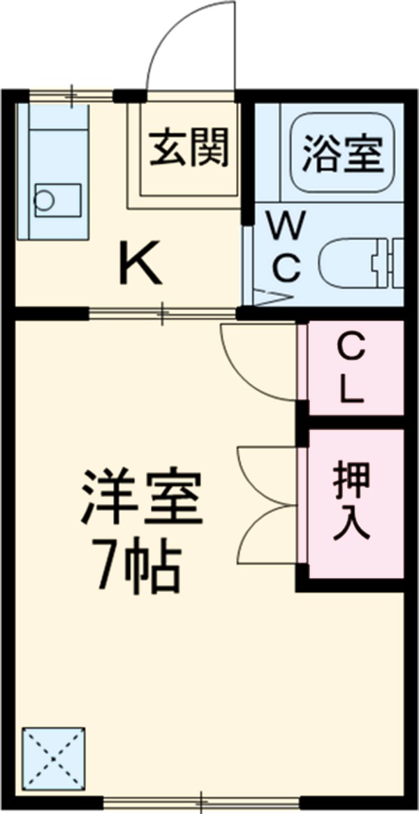 アサヒハイツの間取り