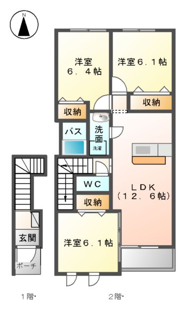 メゾン・プラージュの間取り