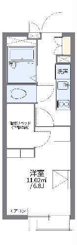 レオパレスフルマークの間取り
