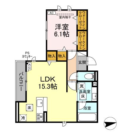 クレスト田神の間取り