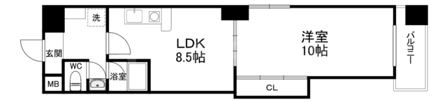CITY SPIRE上町台の間取り