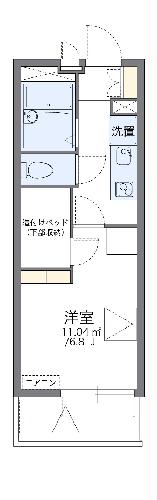 レオパレスプロスペラーレの間取り