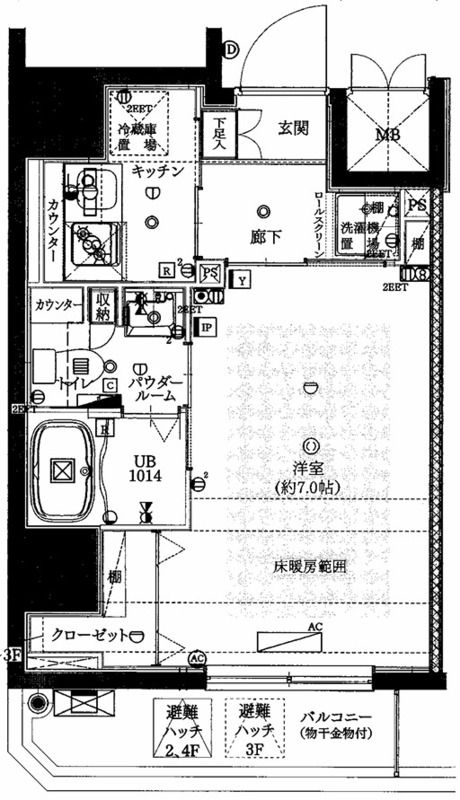 フェルクルールプレスト両国の間取り