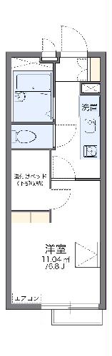 レオパレスリリィハイムの間取り