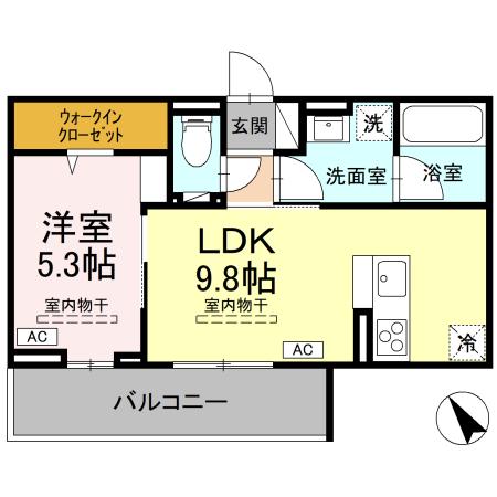 1/2 間取