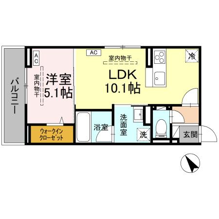 1/2 間取