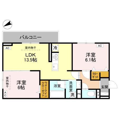 D-Luxe中居町の間取り