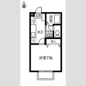 アートパーク大和Ⅱ(2-E・2-F)の間取り