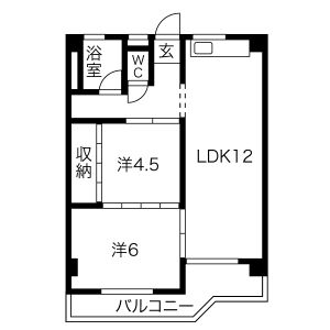 ラヴィエール笠松の間取り