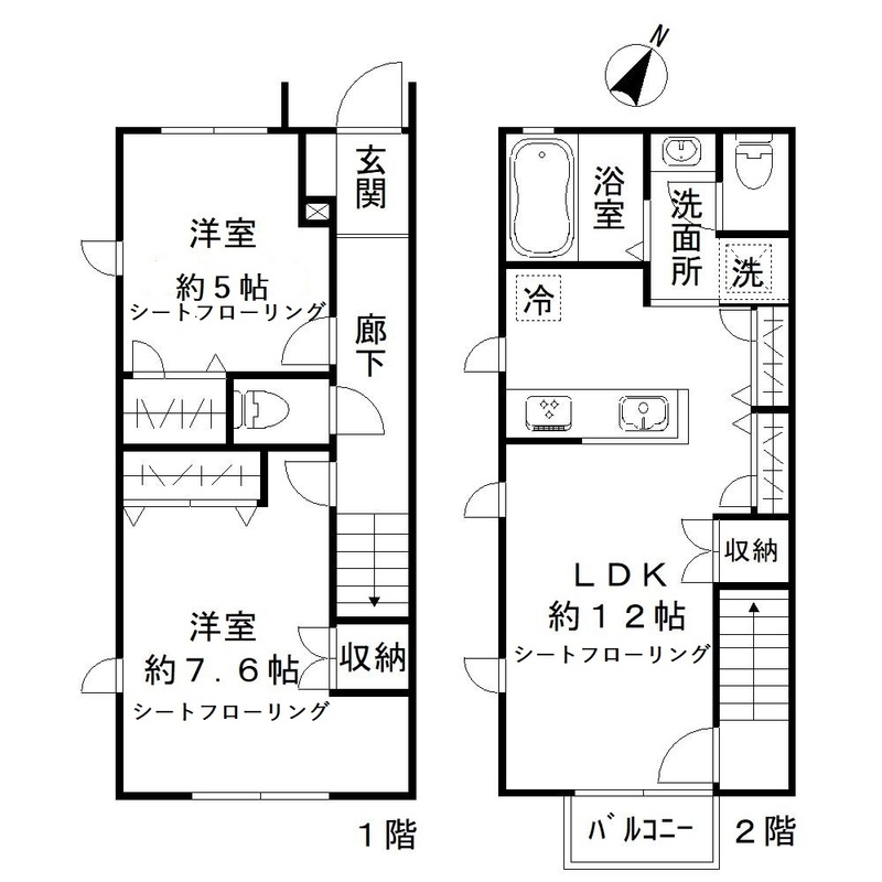 MOCX浦和東の間取り