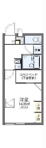 レオパレススプリング ヒルの間取り