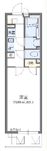 クレイノメゾン東橋本の間取り