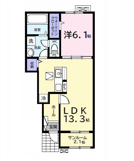 ヒカルサ市原五井の間取り