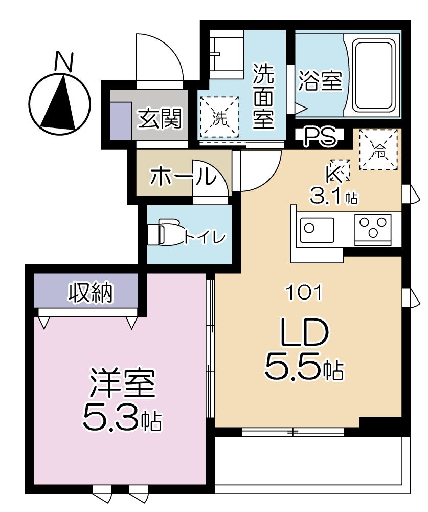 Soleil Daitabashiの間取り
