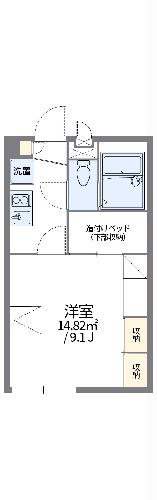 レオパレスサカサガワの間取り