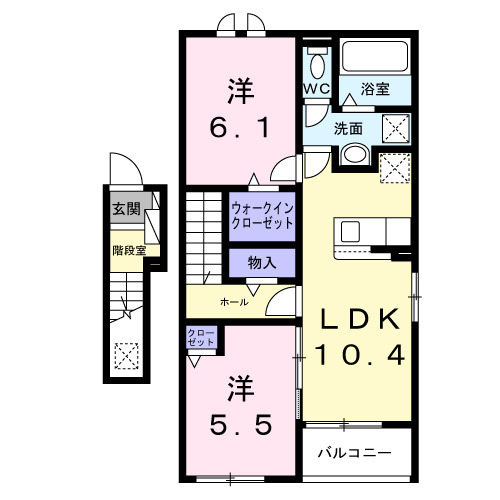 クリアンサスの間取り