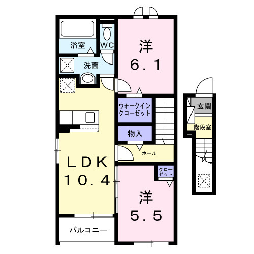 クリアンサスの間取り