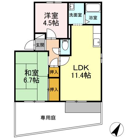 アペックス日進 D棟の間取り