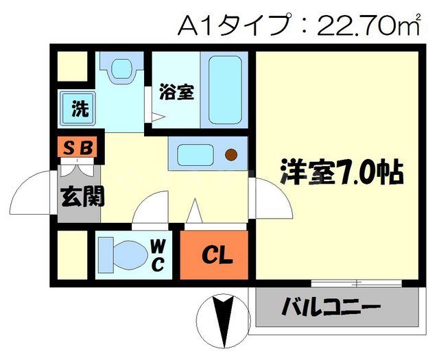 M’プラザ門真駅前の間取り