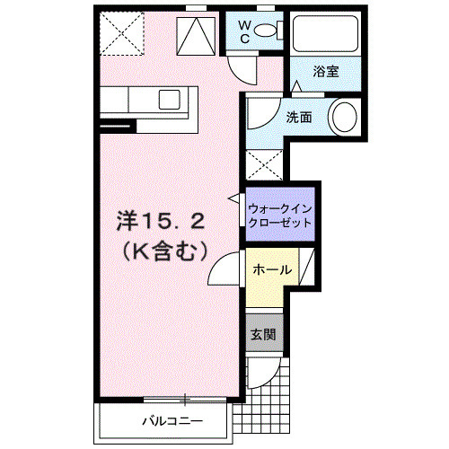 ペルレトゥルムBの間取り