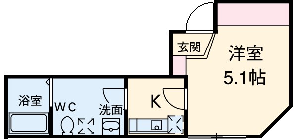 ヴィラ一之江の間取り