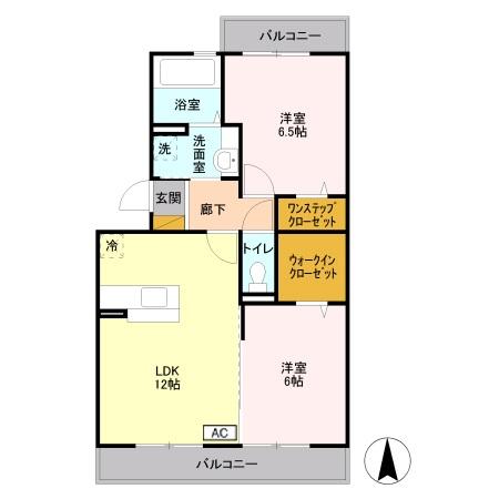 ボナール　Ａの間取り