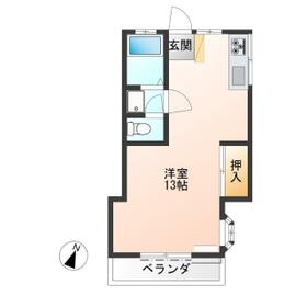 岩曽サンハイツの間取り