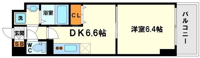 Gramercy Juso-higashi 2ndの間取り