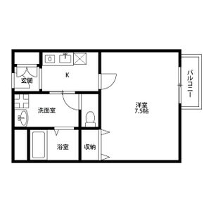 アンプルール茨木の間取り