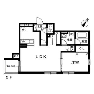 (仮)蕨市錦町4丁目 新築賃貸住宅 北棟の間取り