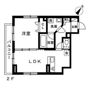 (仮)蕨市錦町4丁目 新築賃貸住宅 北棟の間取り