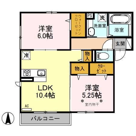 アルフートの間取り