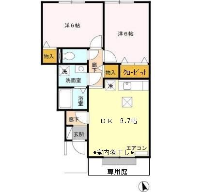 グランモアJ Aの間取り