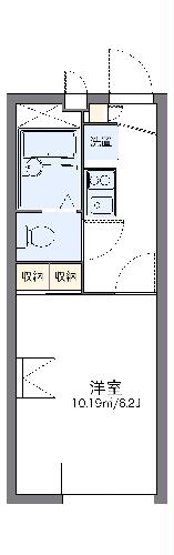 レオパレスコンホート四谷の間取り