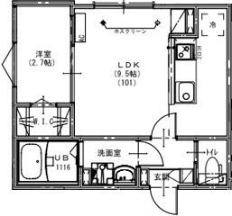 KEIAI RESIDENCE みのり台の間取り