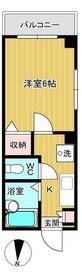 美茶和コーポの間取り