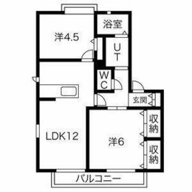 見瀬の完工年月(2004年12月)築の賃貸アパートの間取り