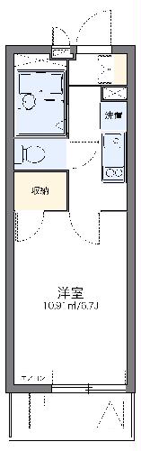 レオパレスAMIの間取り