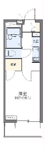 レオパレスカーサ ドマーニの間取り