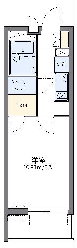 レオパレスオリーブハウスⅤの間取り