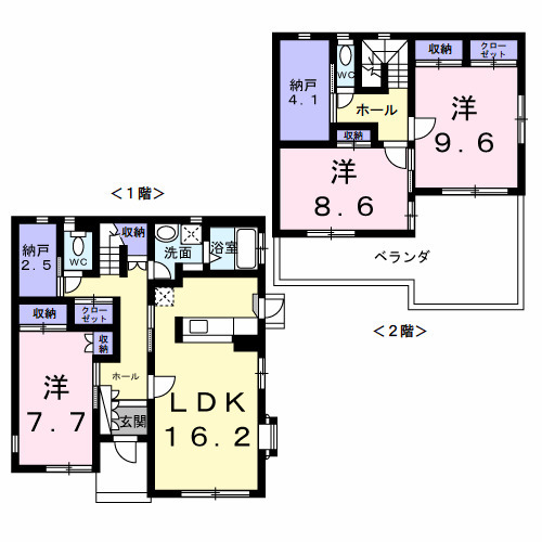 アルカディアの間取り