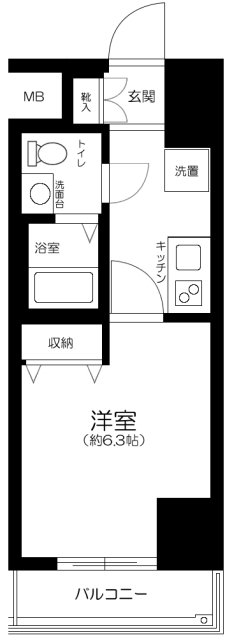 セジョリ錦糸町の間取り