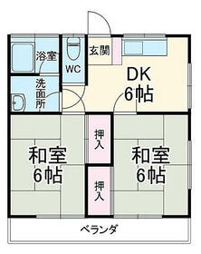 陽輝荘の間取り